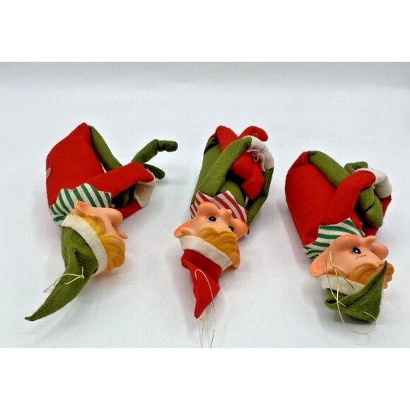Vintage Brite Star Knee Hugger Elves Japan Lot 3 With Bells 1960s MCM Pixie Elf - Picture 8 of 13